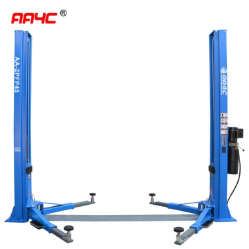 8 fold profile column 4.5T dual points manual release hydraulic 2 post car lift